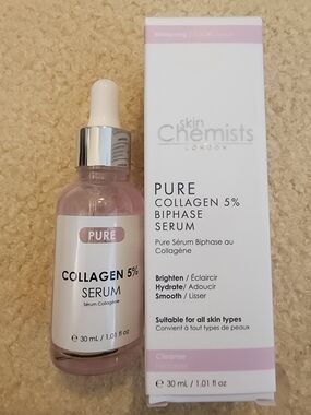 Skin Chemists PURE Collagen 5% Biphase Serum - Pink